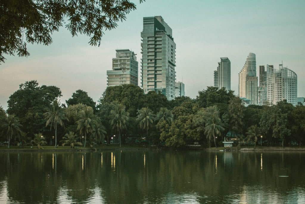 Cycling in Bangkok: Lumpini Park