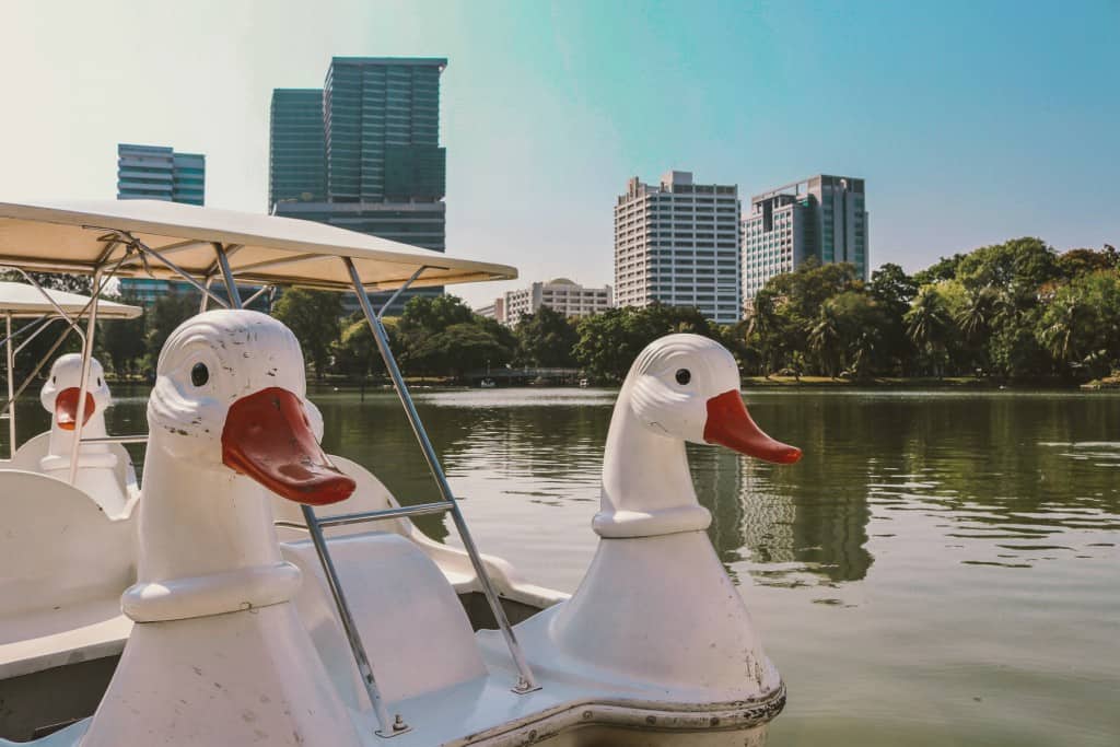 Cycling in Bangkok: Lumpini Park