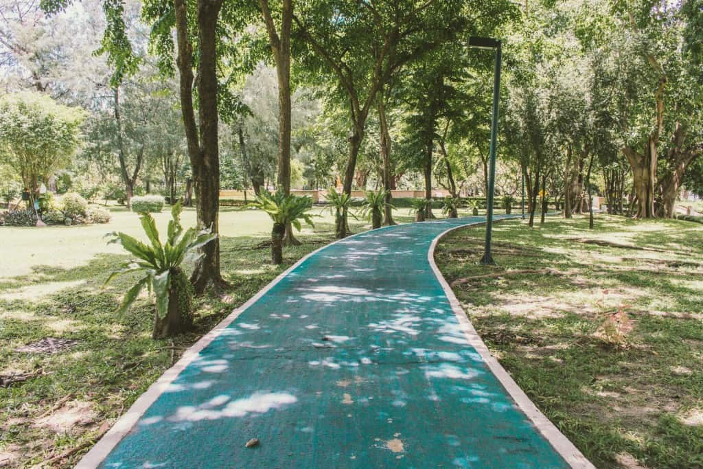 Cycling in Bangkok: Benjakiti Park