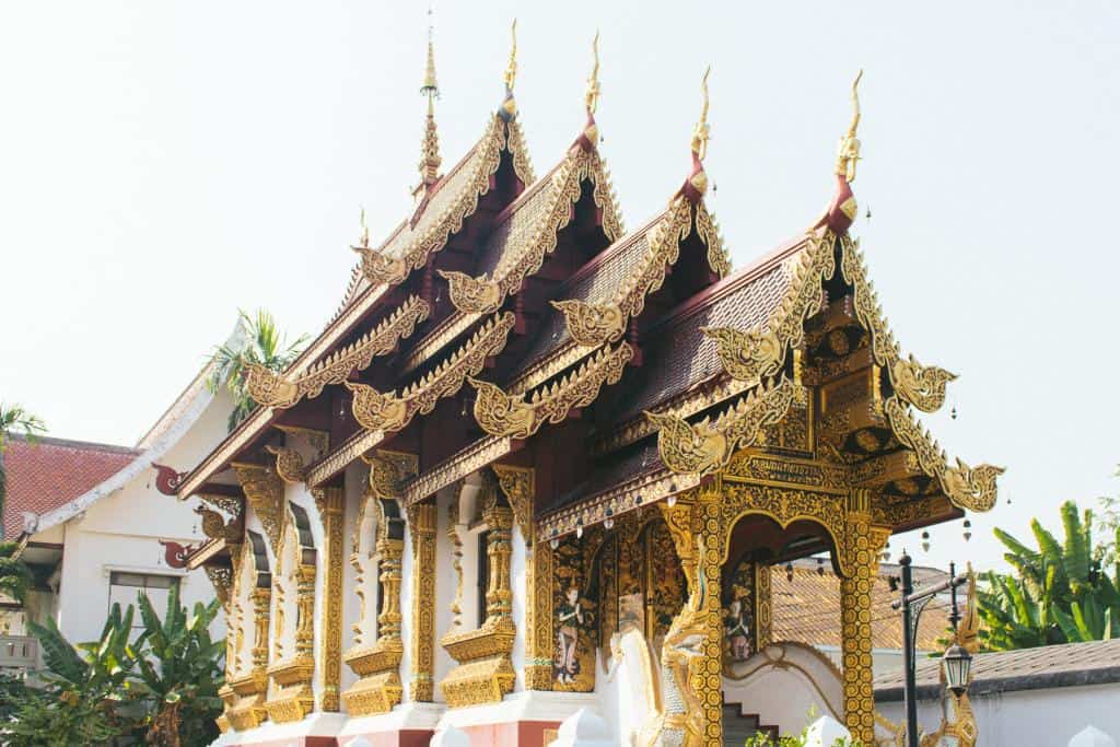 Visiting temples in Chiang Mai: Wat Saen Muang Ma Luang