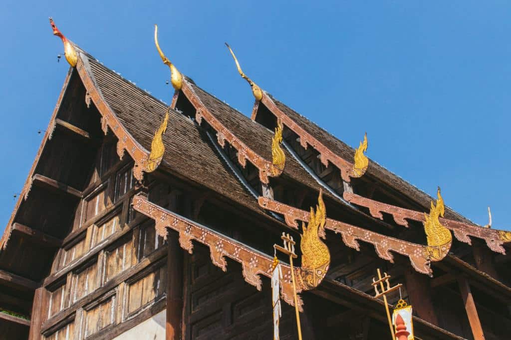 Temple in the heart of Chiang Mai's old town: Wat Phan Tao