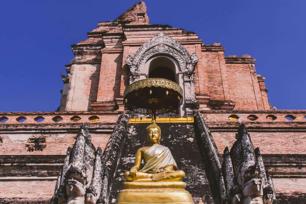 Temple home to a Lanna-style chedi: Wat Chedi Luang