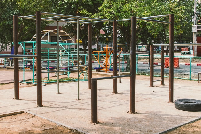 Visit an outdoor gym