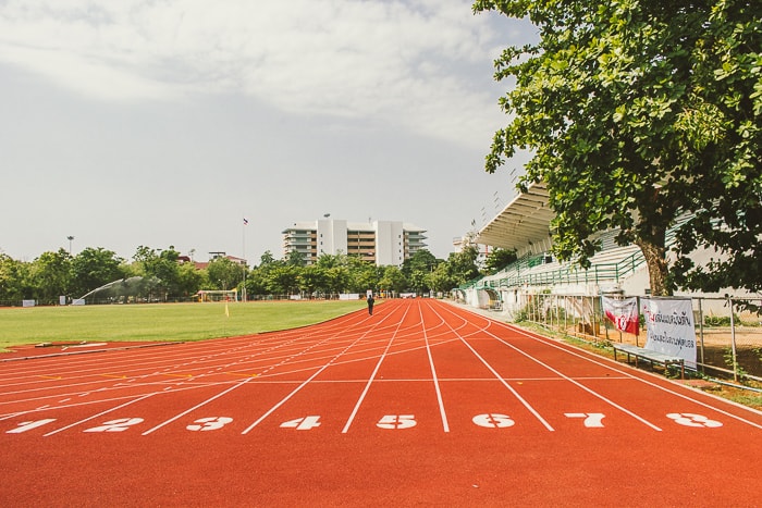 Run at the Muang Chiang Mai Stadium