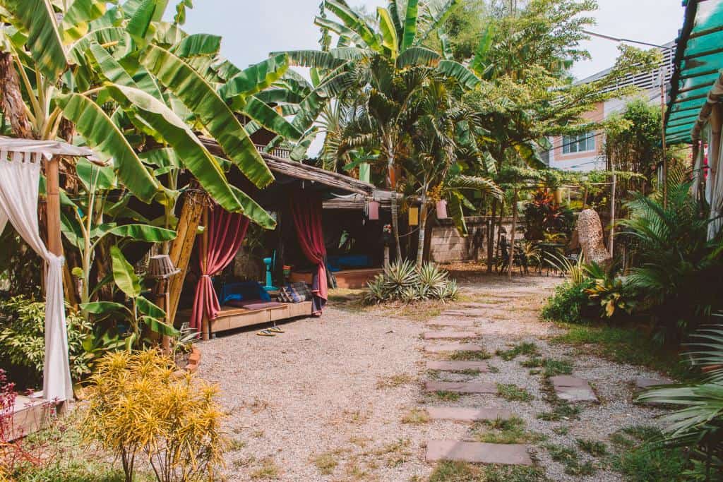 Pink House Garden