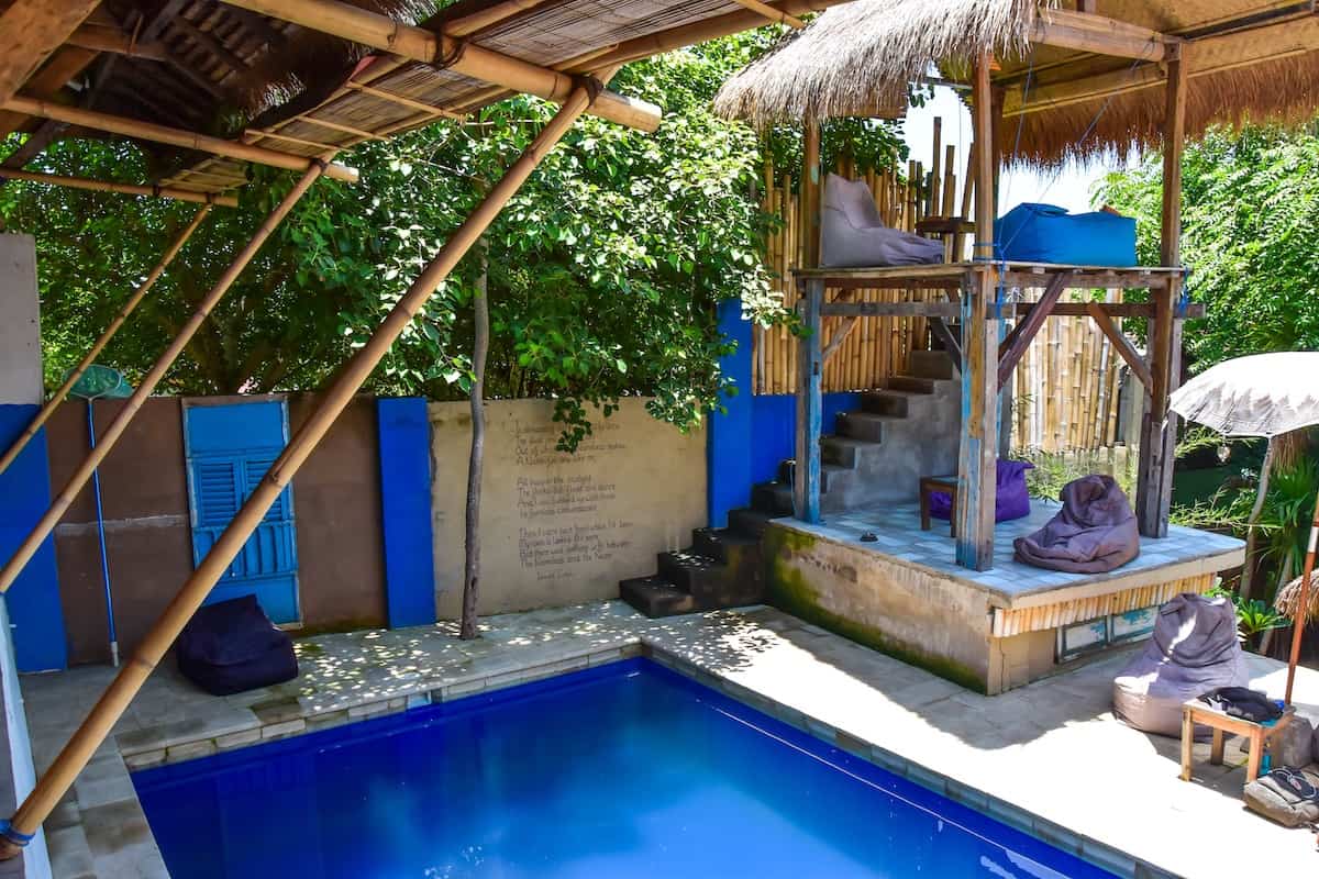 Most Affordable Gili Trawangan Hotel: La Boheme - Top Gili Trawangan Hotels & Accommodation for Backpackers