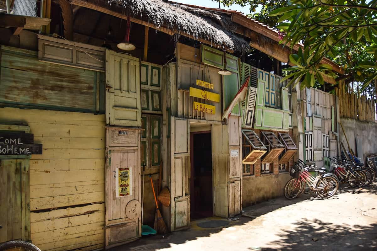 Most Affordable Gili Trawangan Hotel: La Boheme - Top Gili Trawangan Hotels & Accommodation for Backpackers