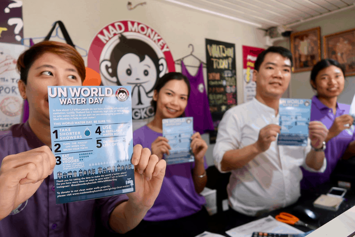 World Water Day at Mad Monkey Bangkok