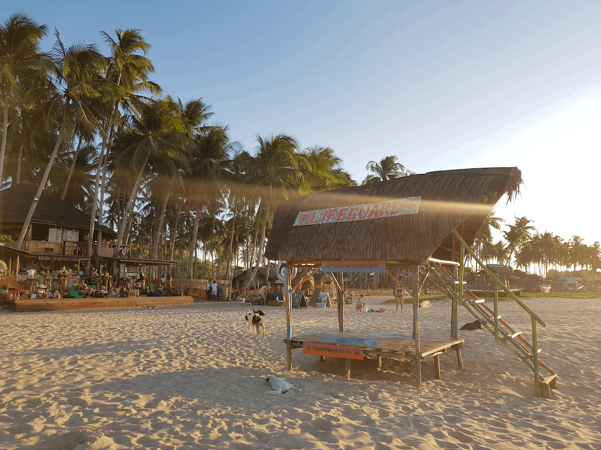 Mad Monkey Nacpan Beach Cleanup
