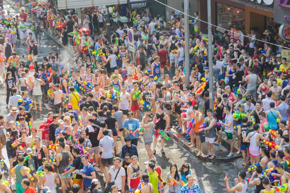 Silom - Songkran in Bangkok – 2020