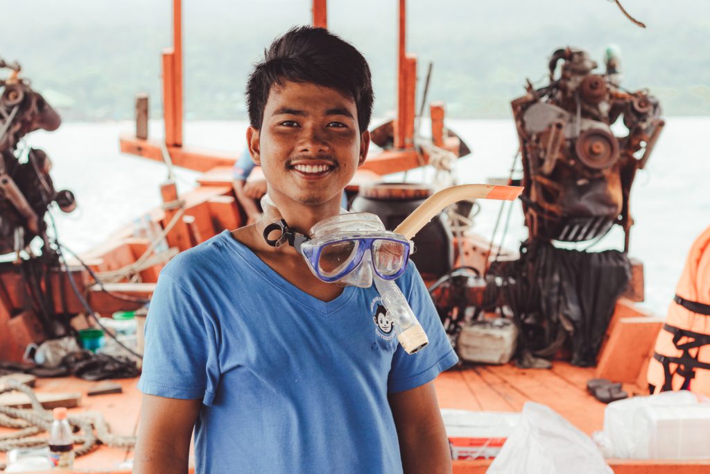 Snorkeling and fishing tour, Mad Monkey Koh Rong Samloem