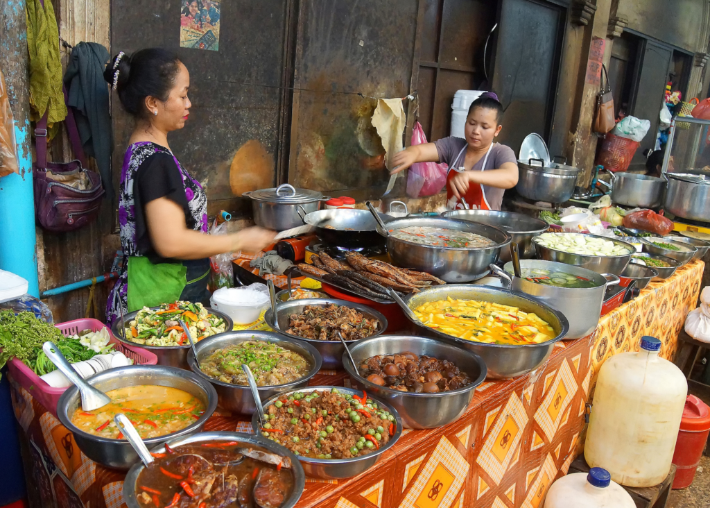 Is Cambodia safe to travel? Street Food Siem Reap Street Food Market, Siem Reap