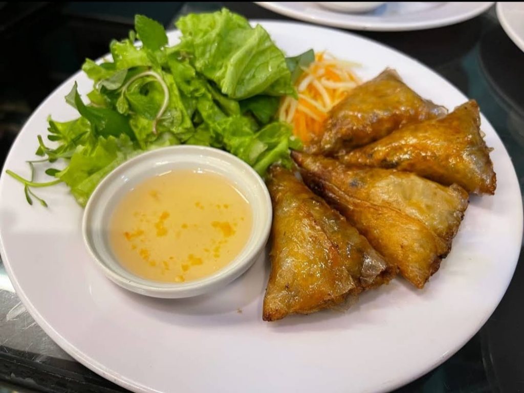 Traditional Vietnamese foods found at Pho-Xua restaurant, Hoi An