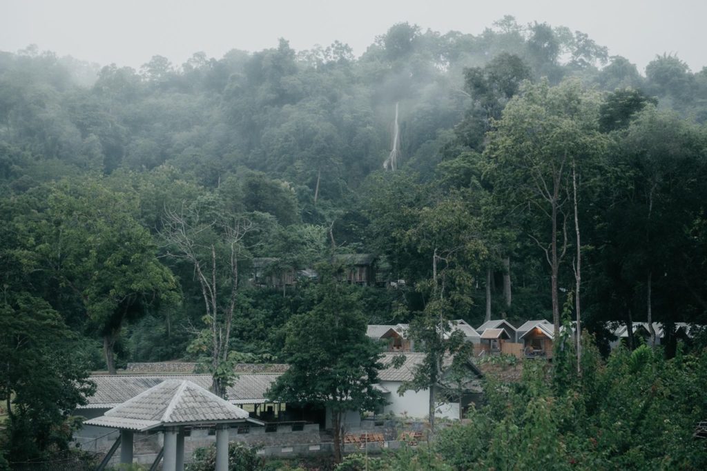 Views of Hoi Khua Waterfall in Luang Prabang