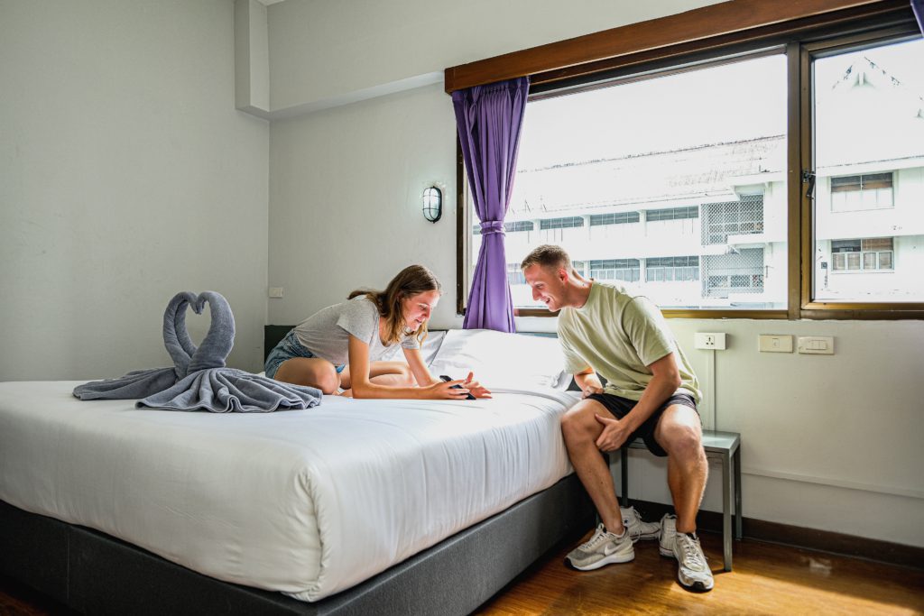 interior of room in mad monkey bangkok