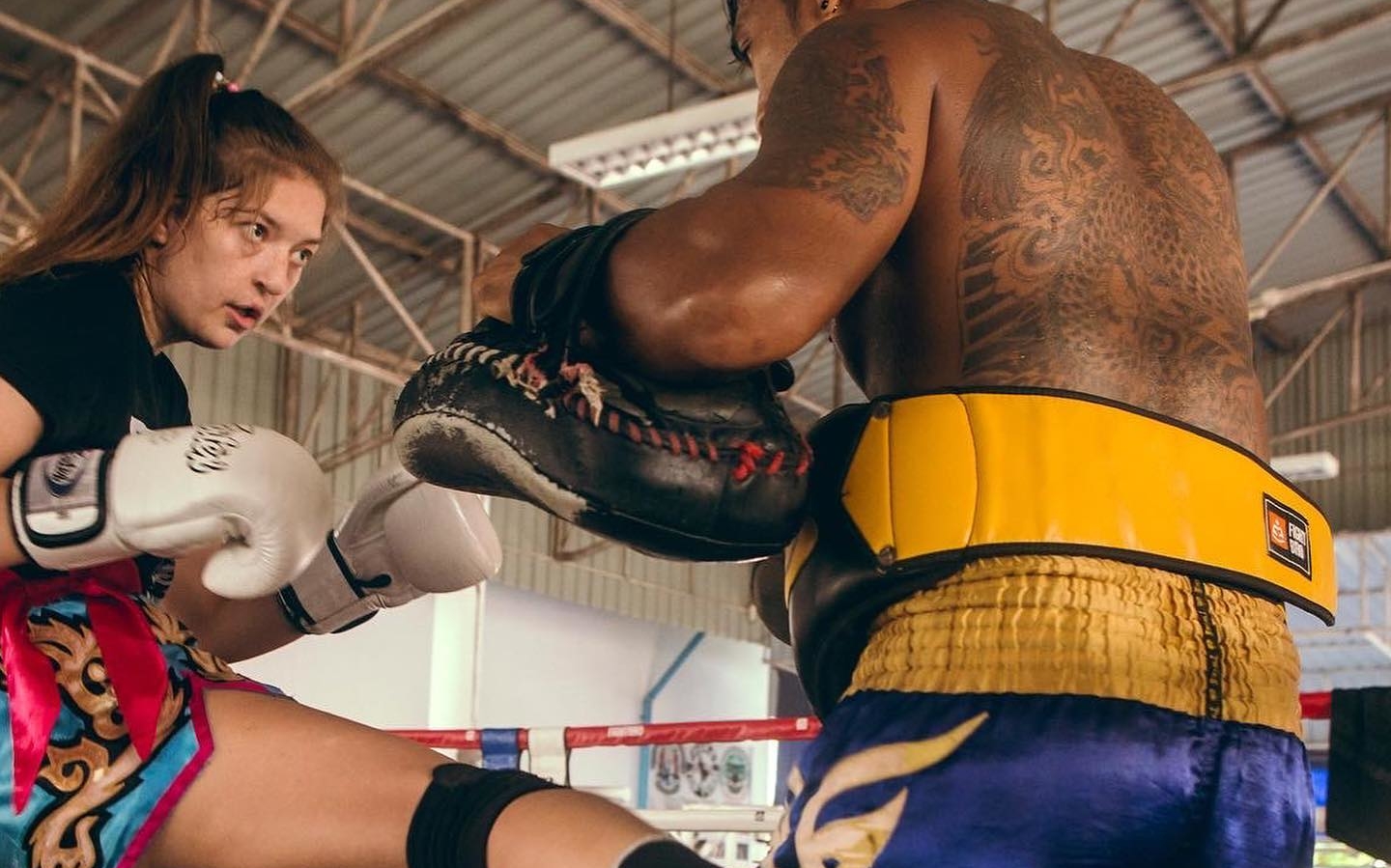 A fierce training session at Phuket Top Team