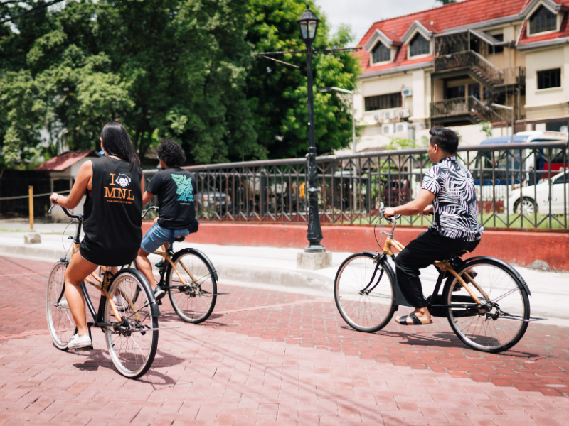 Bambike tour around Intramuros